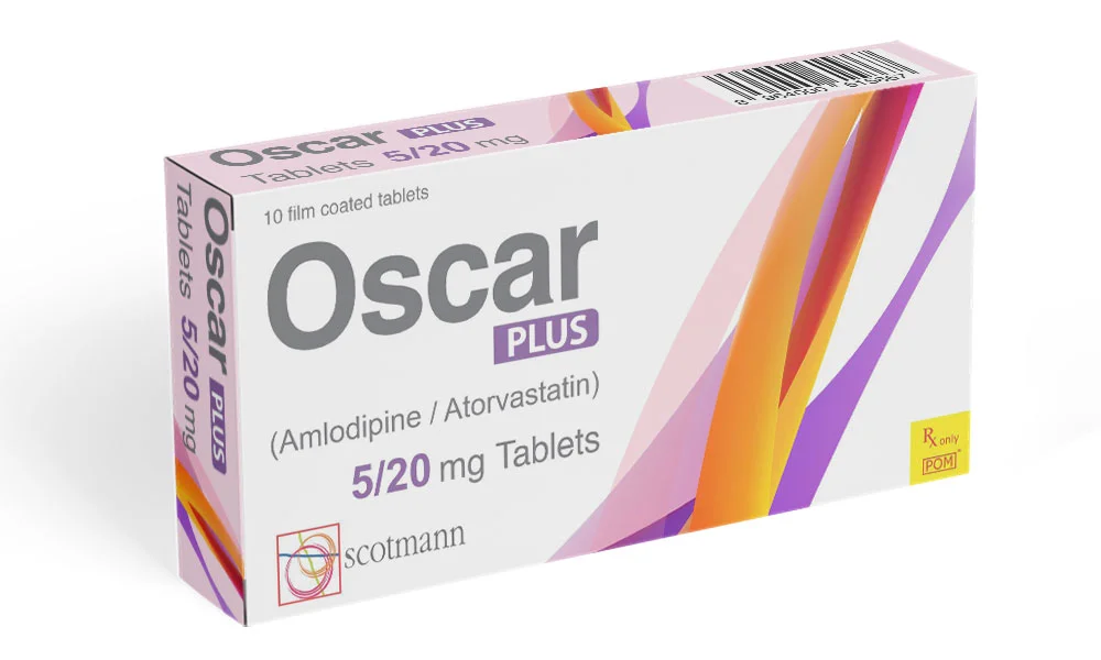 Oscar Plus | Atorvastatin + Amlodipine | Cardiovascular | Scotmann